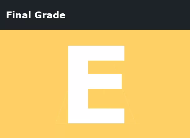 Final Grade: E