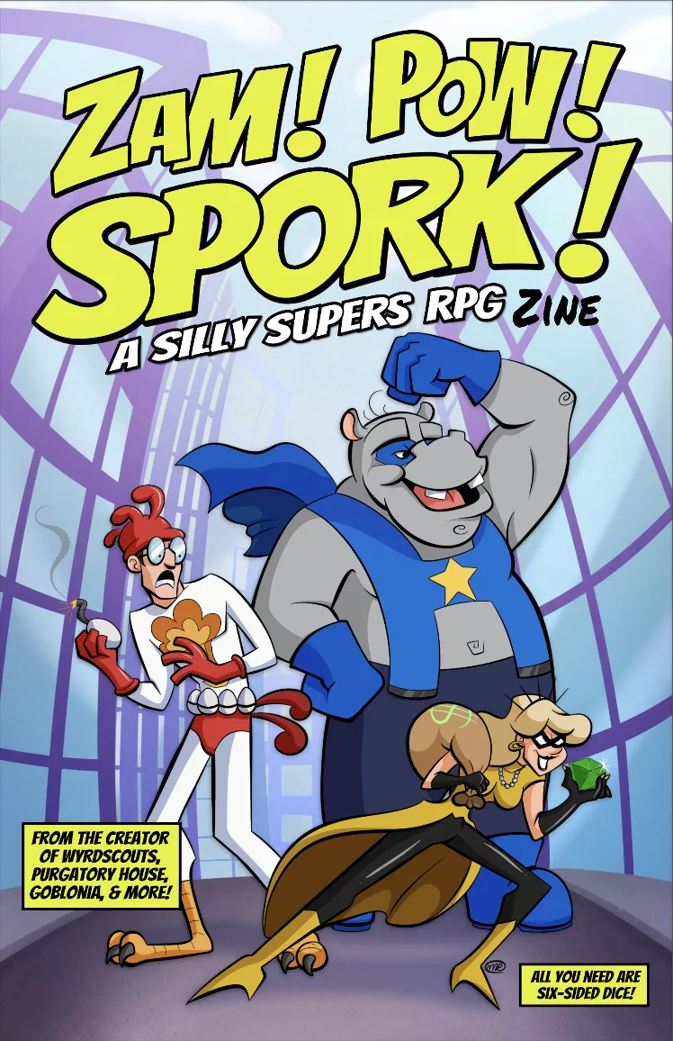 Zine Zealot #1: Zam! Pow! Spork! – ttrpg