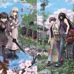 Volume 1 and 2 covers of "Vampire after the Doomsday"